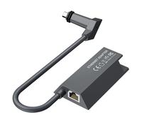 Adaptateur Ethernet pour Starlink Rectangle Dish Satellite Internet V2, Adaptateur Ethernet Gigabit pour Starlink vers RJ45 Connexion réseau rapide et stable pour Starlink Actuated Gen 2, Noir