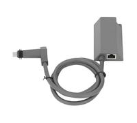 Adaptateur Ethernet pour V2, Connexion du Réseau Satellite Rectangulaire, Adaptateur Ethernet à Plat Rectangle Internet Satellite, Fiche et Jeu, Transmission à Grande Vitesse
