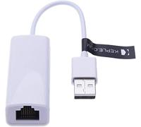 Adaptateur Ethernet Réseau USB vers RJ45 LAN, convertisseur Filaire Compatible avec Nintendo Switch, Wii, Wii U, Sony Vaio, Chromebook, Raspberry Pi 3 B + Windows 10, 8.1, Mac OS 10.13, Linux USB 2.0