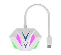 Adaptateur Ethernet Type-C - adaptateur câblé à grande vitesse, interface réseau portable | Connexion Type-C fiable, accessoire Ethernet d'installation facile pour l'amarrage des ordinateurs portables