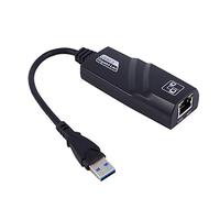 Adaptateur Ethernet USB 3.0 vers Gigabit, Adaptateur Réseau Ethernet LAN Filaire RJ45 Compatible avec Le Convertisseur Réseau USB2.0/1.1 10M/100M
