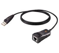 Adaptateur Ethernet USB-A Vers RJ45 (RS232 FTDI) Noir, 1,2 m - UC232BF