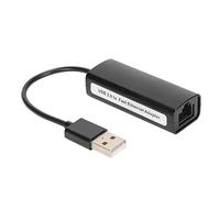 Adaptateur Ethernet USB, Ajoutez Un Port Ethernet RJ45, Connexion sans Fil Plus Rapide, Adaptateur Réseau LAN, Vitesse de Transfert de Données de 100 MBps Adaptée Au Système D'exploitation Windows