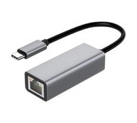 Adaptateur Ethernet USB Type C - Adaptateur réseau USB Type C | Adaptateur Ethernet haut débit pour une connexion stable | Adaptateur USB Type C pour une utilisation professionnelle, en voyage et en é