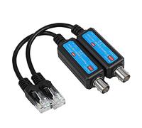 Adaptateur Ethernet vers Coaxial, 1 Paire Ethernet sur Coaxial, 10/100 Mbps 1CH Réseau IP Passif Transmetteur Coaxial Récepteur Extender pour Caméra IP NVR