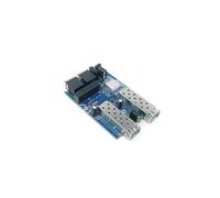 Adaptateur Ethernet vers fibre optique 10/100/1000M 2 RJ45 UTP 2 SFP 40KM Gigabit Convertisseur de média