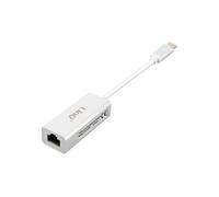 Adaptateur Ethernet vers USB-C Connexion Rapide Design Compact Argent