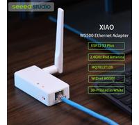Adaptateur Ethernet XIAO W5500 V1.2, carte de développement PoE, dotée d'un ESP32 S3 Plus, d'un TPS563201, d'une antenne à tige 2.4GHz 2.81dBi, d'un MQ7813T1 2 sets