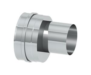 Adaptateur excentrique - simple paroi - Tecnovis TEC-EW-CLASSIC 80 mm / 100 mm