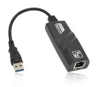 Adaptateur Externe USB 3.0 vers Ethernet 10 100 1000 Adaptateur Réseau LAN Gigabit Ethernet pour Windows/Mac OS/Switch/Android (Port RJ45)