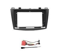 Adaptateur Façade Cadre Fascia Radio 2DIN 9Pouces pour Mazda 3 2006-2013, Panneau Stéréo DVD Double Din pour Cadre D'installation De Réaménagement du Tableau Bord