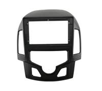 Adaptateur Façade Cadre Kit Garniture Tableau Bord Audio 9 Pouces, Écran Panneau, Autoradio 2 Din, Cadre Fascias pour Hyundai pour I30 2008-2011, Adaptateur AT/MT