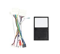 Adaptateur Façade Cadre Panneau D'adaptateur De Montage Audio Cadre DVD Fascia Voiture 9 Pouces Double Din pour Le Tableau Bord pour KADJAR 2016