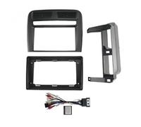 Adaptateur Façade D'autoradio 9 Pouces Boîtier Canbus Kit Montage Tableau Bord pour Fiat pour Grand pour Punto 2005-2009 pour Linea 2007 +(Black,Full Set)