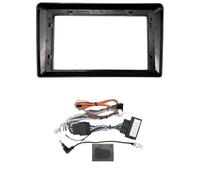 Adaptateur Façade D'autoradio Android 9 Pouces Kit Fixation pour Tableau Bord pour Benz W203 W209 W463 pour Viano W639 W163 pour Vito(Frame Cable Canbus)