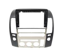 Adaptateur Façade D'autoradio Android Kit Fixation pour Tableau Bord pour Nissan pour Navara D40 pour Frontier pour Pathfinder 2004-2014 9 Pouces WEFOLCC(Frame Black Sliver)