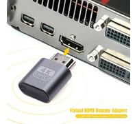 Adaptateur Factice Compatible Hdmi, Prise Vga, Émulateur D'Affichage Ddc Edid Pour Minage, 1.4