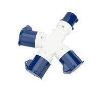 Protec - Adaptateur femelle 3xCEE17 / mâle CEE17