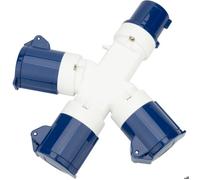 Adaptateur femelle 3xCEE17 / mâle CEE17 - Protec