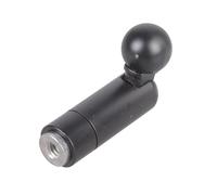 Adaptateur femelle à tête sphérique de 17 mm - Design coudé à 90 degrés pour montage sur différents supports d'appareil photo, téléphone et tablette