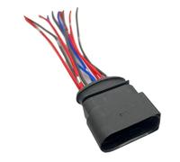 Adaptateur femelle caché for phare de voiture vers 10 broches avec prise mâle en queue de cochon, 1/5 jeux 1J0973835 1J0973735(Dark Grey,5 S)