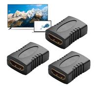 Adaptateur femelle - Connecteur vidéo - Connecteur droit pour appareil photo - Kit de solution de transmission audio visuel - Interface de signal 4K avec entrée compacte - Pour écran TV d'ordinateur