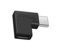 Adaptateur Femelle de Type C, Adaptateur mâle à Femelle de Type C - Coupleur Adaptateur de de données d'extension de 90 degrés de 10 Gbps, Plug and Play Fournitures pour appareils
