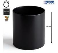 Adaptateur femelle - femelle anti bistre émaillé noir mat Edilinox Diamètre 150