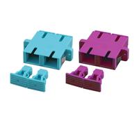 Adaptateur Fibre Optique EFB Elektronik 53333.1 SC Duplex Multimode, Boîtier Plastique Violet, 2 Connecteurs SC, 1 Pièce