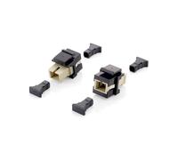 Adaptateur Fibre Optique Equip 125572, Connecteur SC, Beige/Noir, Dimensions 17.8x27.6x16.1mm, Kit de 8 pièces