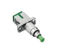 Adaptateur fibre optique FC/A-PC mâle vers SC/A-PC femelle Simplex coupleur hybride SM monomode 1 pièce