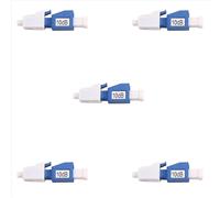 Adaptateur fibre optique LC UPC 10 dB pour connecteur SC UPC Simplex, 5 pièces