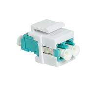 Adaptateur fibre optique LogiLink NK0031 duplex LC/LC multimode turquoise et blanc 29x21.3x16.6mm
