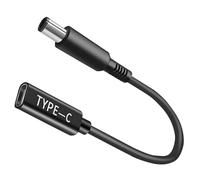 Adaptateur fiche CC 100 W 7,4 x 5,0 mm Câble mâle vers DC femelle 12 V 19 V 20 V Adaptateur USB C pd vers DC 7,4 x 5,0 mm pour ordinateur portable Dell Latitude Series