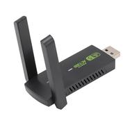 Adaptateur Fil Dongle WiFi Double Bande, Adaptateur WiFi USB Haute Vitesse MU MIMO 5G 2.4G Noir 1300Mbps RTL8812CU pour pour PC