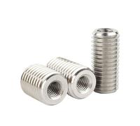 Adaptateur fileté en acier inoxydable 304, fendu à l'intérieur et à l'extérieur, vis, écrou, manchon d'insertion, convertisseur(M3-M6 (5pcs))