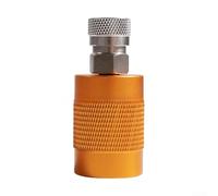 Adaptateur fileté G5/8 à rupture rapide 300 bars DIN Connecteur rempli d'air avec filtre pour remplissage de réservoir de plongée, alliage d'aluminium, jaune (tête femelle)