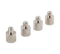 Adaptateur fileté M10 vers 3/8" pour antenne JPC pour Kenwood, design en métal robuste pour une meilleure transmission du signal, compact pour l'extérieur et les voyages, montage facile, 1 pièce (4