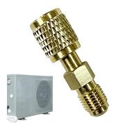 Adaptateur fileté pour réservoir de liquide frigorigène | Adaptateur de système de réfrigération | Filetage contraire - Raccord de 6 mm pour le remplissage des climatiseurs split