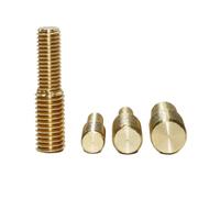 adaptateur fileté, Vis de transfert à double tête en laiton M3 M4 M5 M6 M8 M10 M12, adaptateur filetage mâle vers, boulon sécurité cuivre for caméra(M5x20 to M10x20(3pcs)