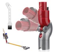 Adaptateur Flexible Rotatif pour Aspirateur Dyson V7/V8/V10/V11/V15, Nettoyage Sous Canapé et Lit, Remplace 970790-01 & 967762-01, Rotation à 180°