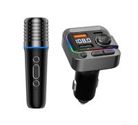 Adaptateur FM pour microphone karaoké voiture 12 V 24 V véhicules