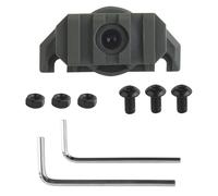 Adaptateur for Lampe De Casque Wendy - Rail Latéral Rotatif À 360° for Lampes Tactiques, Support De Lampe for Accessoire Tactique(Green,2PCS)