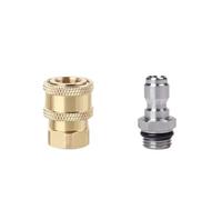 Adaptateur for nettoyeur haute pression, raccord rapide en acier inoxydable for lance à mousse, pulvérisateur, raccords de tuyau d'arrosage(Burgundy)