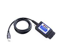 Adaptateur FORScans OBDII, bbfly VINT-TT55502 Interface USB du Scanner ELMconfig, COM-patible avec l Outil de Scan des Accessoires de Voitures et de Camionnettes Légères Ford, MS-Can