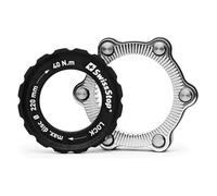 Adaptateur frein à disque de 6 trous Swissstop Centerlock Noir