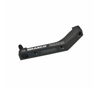 Adaptateur frein à disque route - etrier post mount sur cadre Brakco Flat Mount Noir