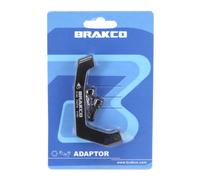Adaptateur frein à disque route arrière avec etrier sur cadre Brakco Post-Mount Flat Mount Noir