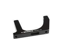 Adaptateur frein à disque route avant avec etrier sur cadre Brakco Post-Mount Flat Mount Noir