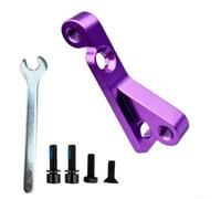 Adaptateur Frein Disque CNC Anodisé Léger 180mm Adaptateur Frein | Construction pour robuste, finition noire mate, résistance pour usure, idéal route et pour vtt, 180mm(Purple)